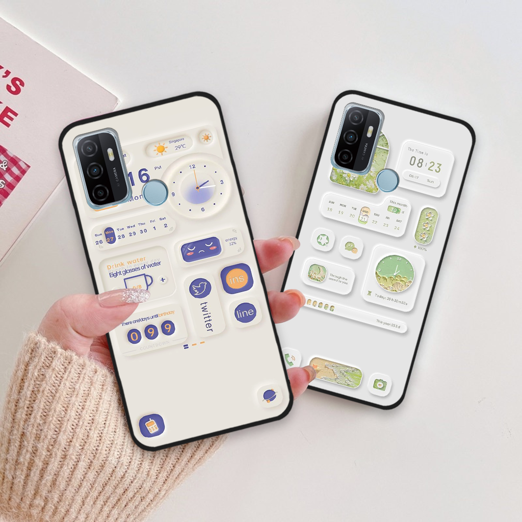 Ốp lưng Oppo A53 họa tiết đồng đồ dễ thương