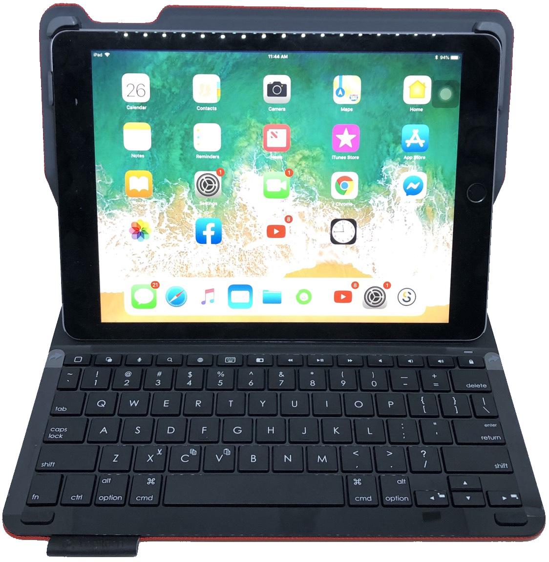 Bàn phím Bluetooth kiêm bao da Logitech Type + dành cho iPad Air 1 New Full Box