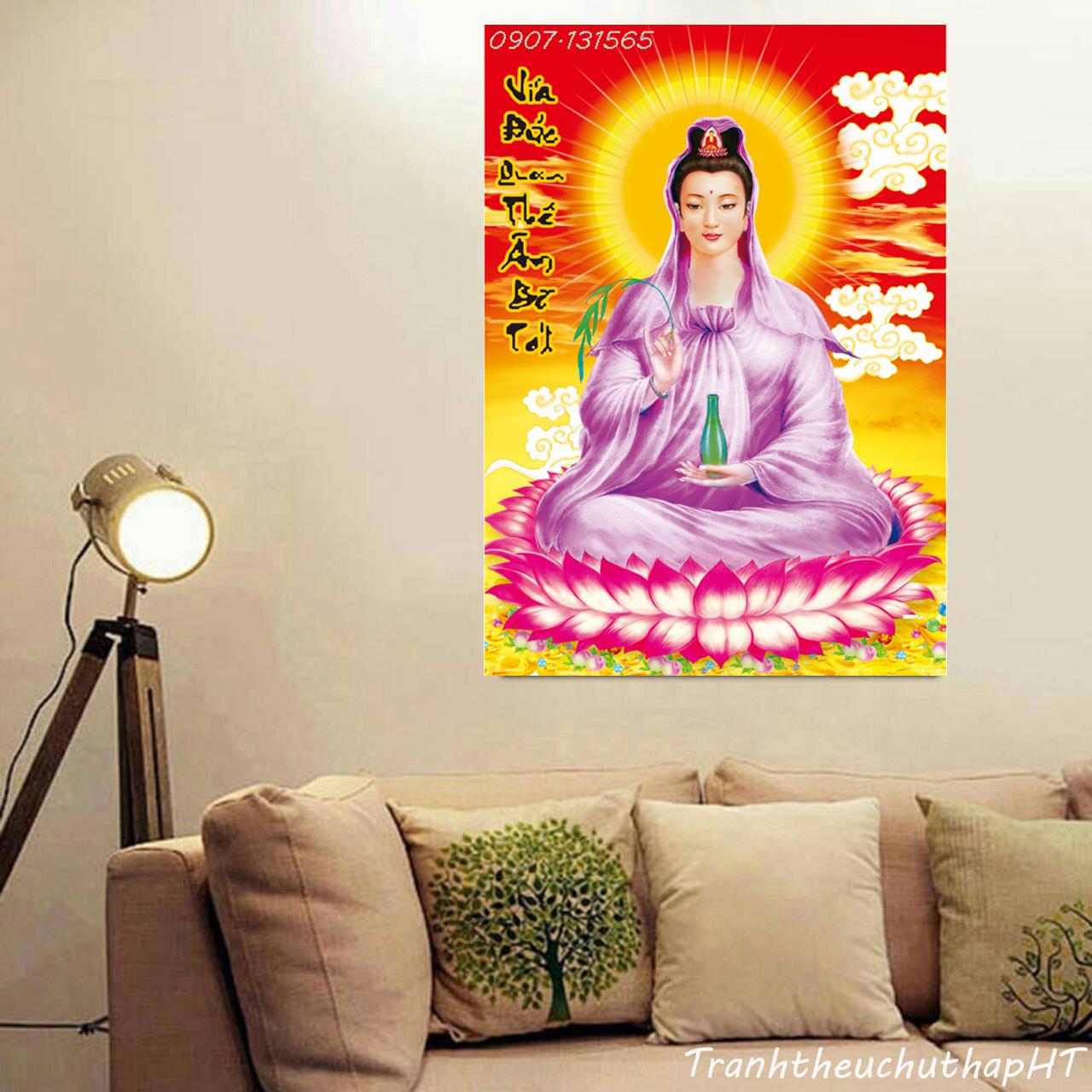 Tranh đính đá phật bà quan âm vs091 – tự đính