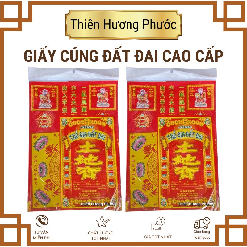 Giấy cúng Phật tổ thích ca cao cấp