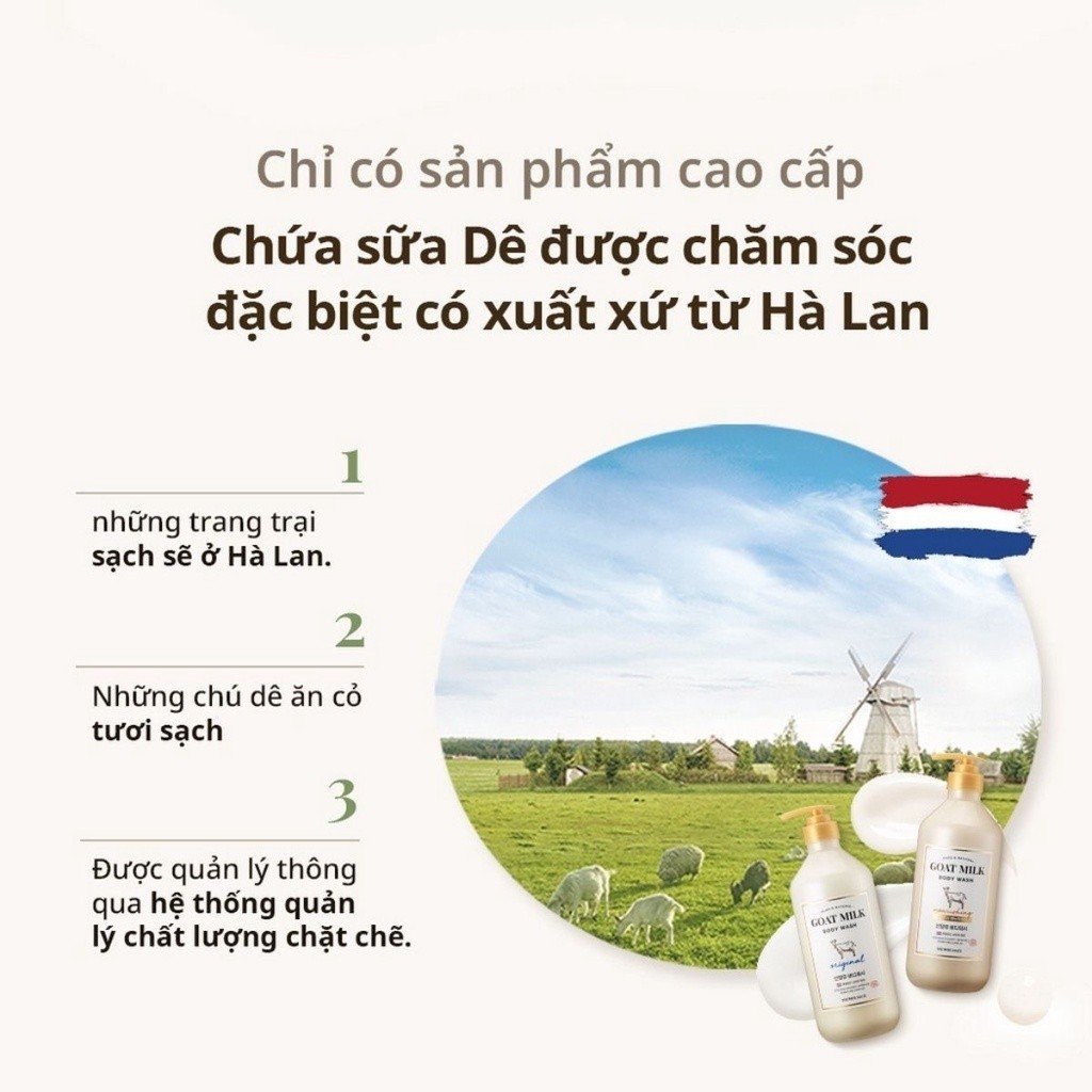 Sữa Tắm Shower Mate Sữa Dê Mật Ong Manuka 800ml