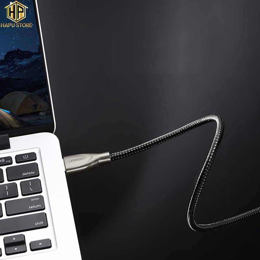 Cáp HDMI 2.0 sợi Carbon Ugreen 50108 dài 2M cao cấp - Hapugroup