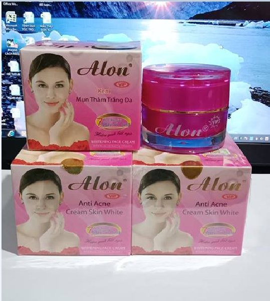 Kem mụn thâm trắng da Alon 15g