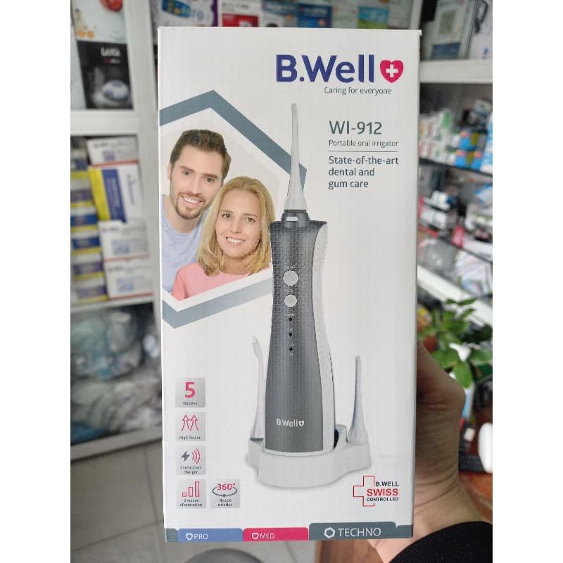Máy tăm nước du lịch B.well WI912