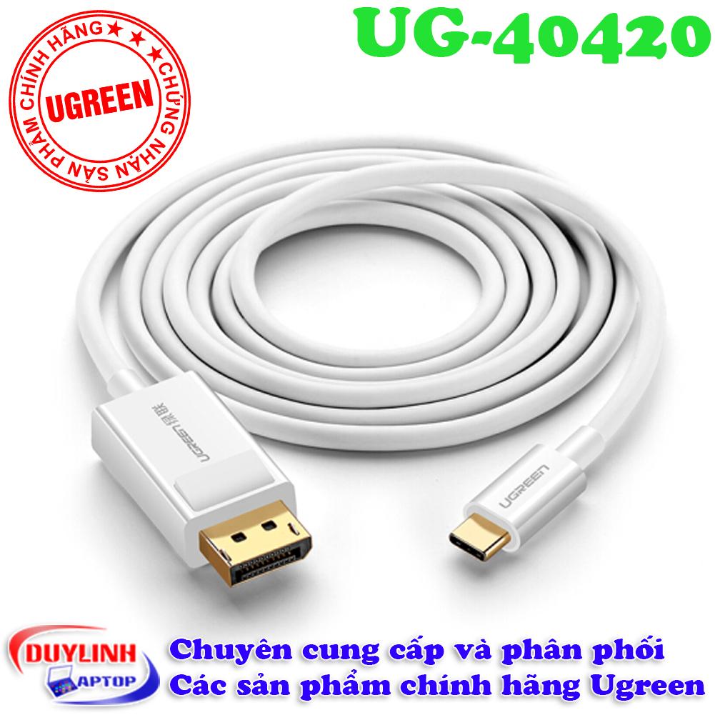 Cáp USB Type C to Displayport dài 1.5m Ugreen 40420