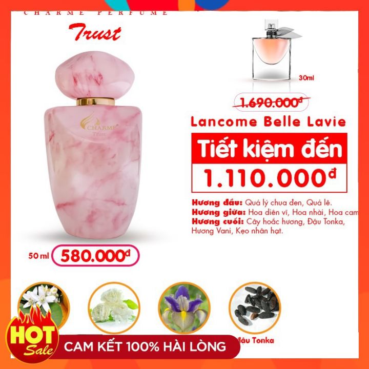 [HCM]Nước Hoa Nữ Trust 50ml Chính Hãng