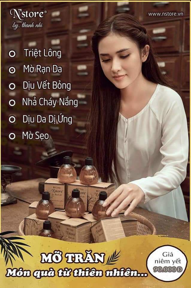 Mỡ trăn nguyên chất N'store, triệt lông, mờ rạn da
