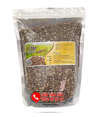 Cốm Gạo Lứt Mầm Ngok Linh - Bịch (500gram)