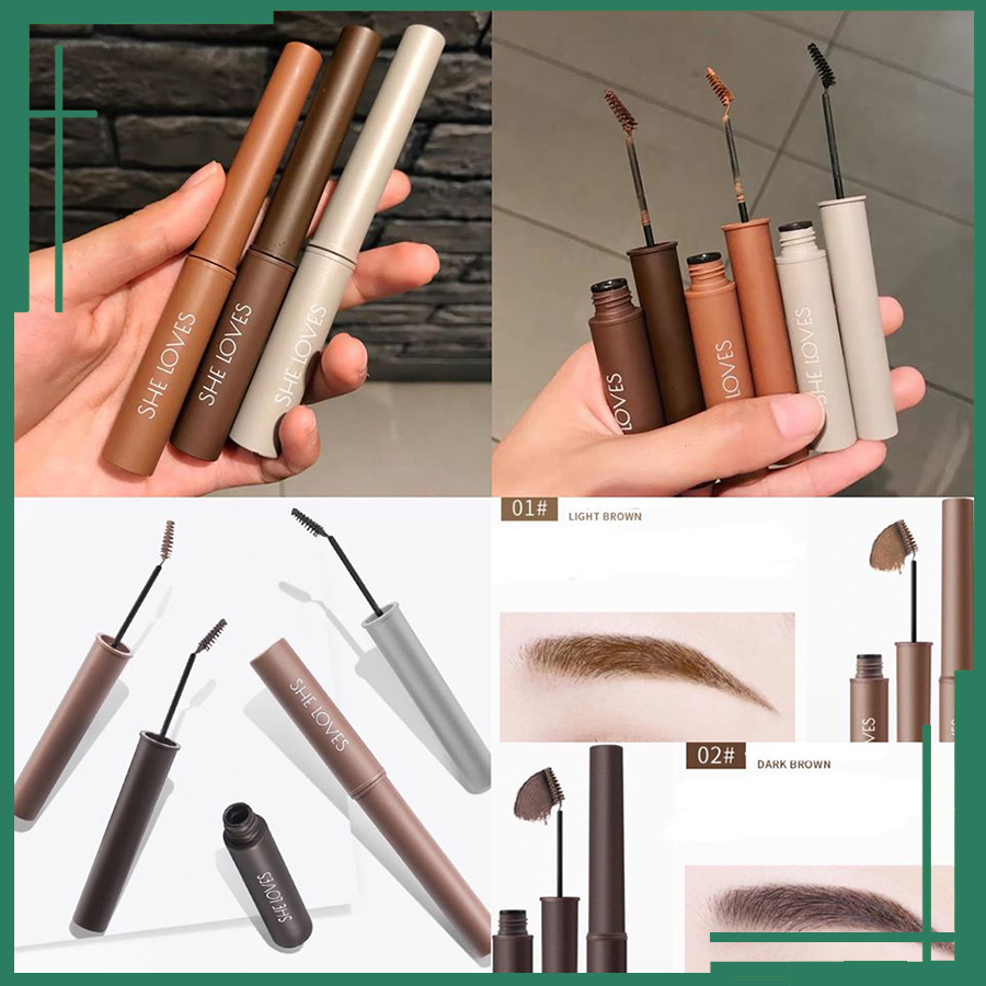 Mascara mày sheloves chì mày đẹp chống nước lâu trôi hàng nhập chính hãng nội địa Trung