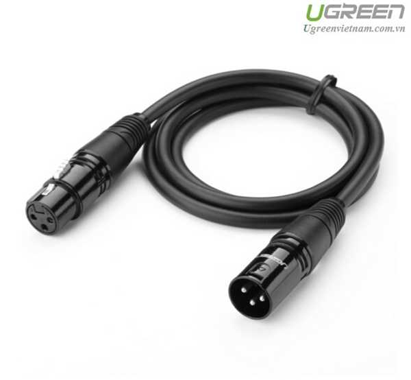 Cáp nối dài Microphone XLR 2m  Ugreen 20710 cao cấp