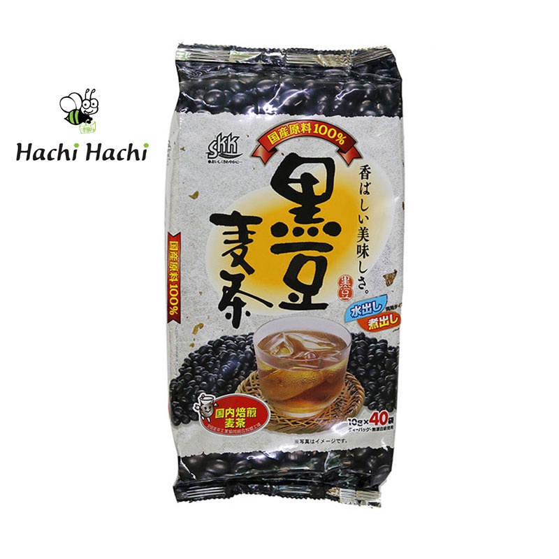 Trà Lúa mạch đậu đen SKK thanh nhiệt cơ thể Sanei Kosan 400g (10g x 40 gói) - Hachi Hachi Japan Shop