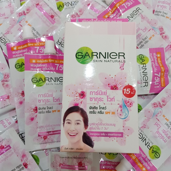 HỘP 6 GÓI KEM DƯỠNG DA CAO CẤP GARNIER ( HÀNG CHÍNH HÃNG  NGUYÊN HỘP )