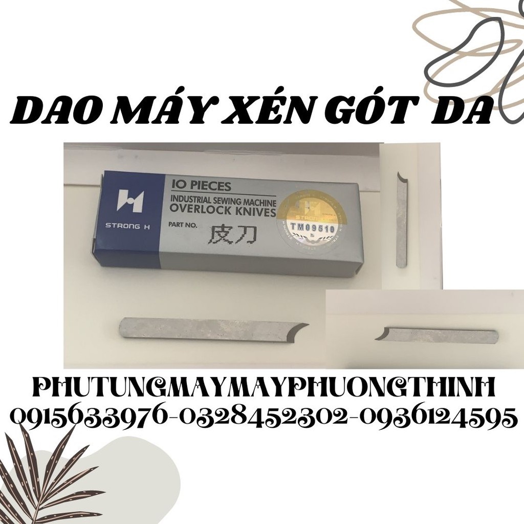 Dao máy xén gót da