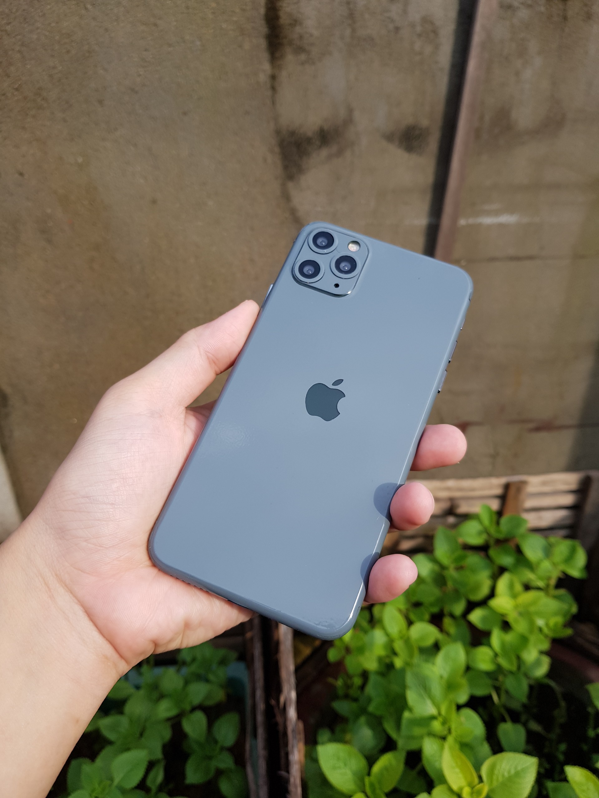 Tấm dán Skin màu xi măng cho iPhone 11 11Pro Max 8plus 7plus X XS XR XS Max  5 6 7 8