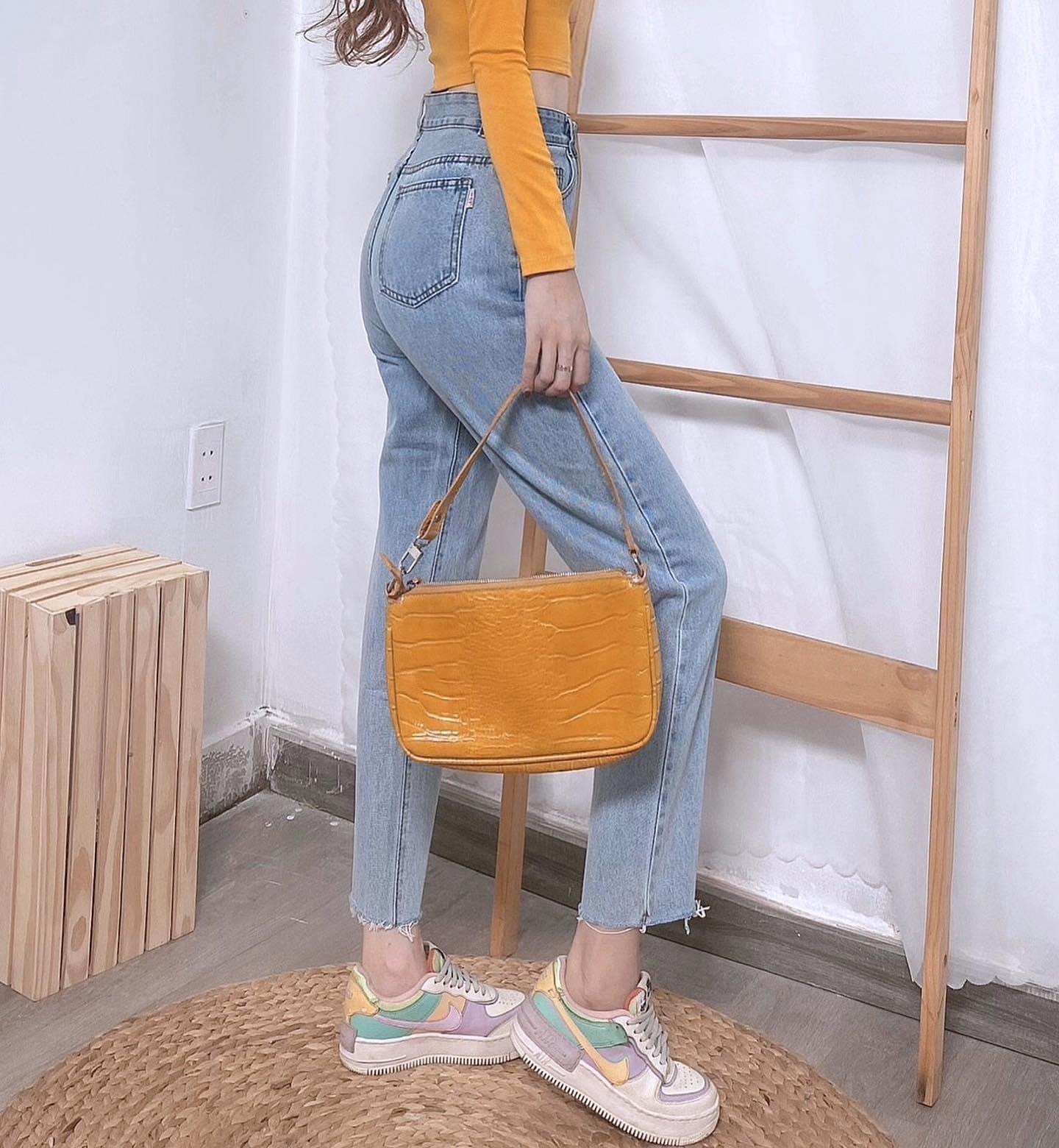 Baggy Jeans Ống Suông Cắt Lai ( Hìh Thật Ảnh Cuối)