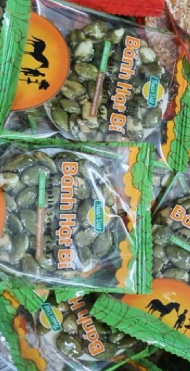 Bánh hạt bí + mè đen+ mè trắng - 300g