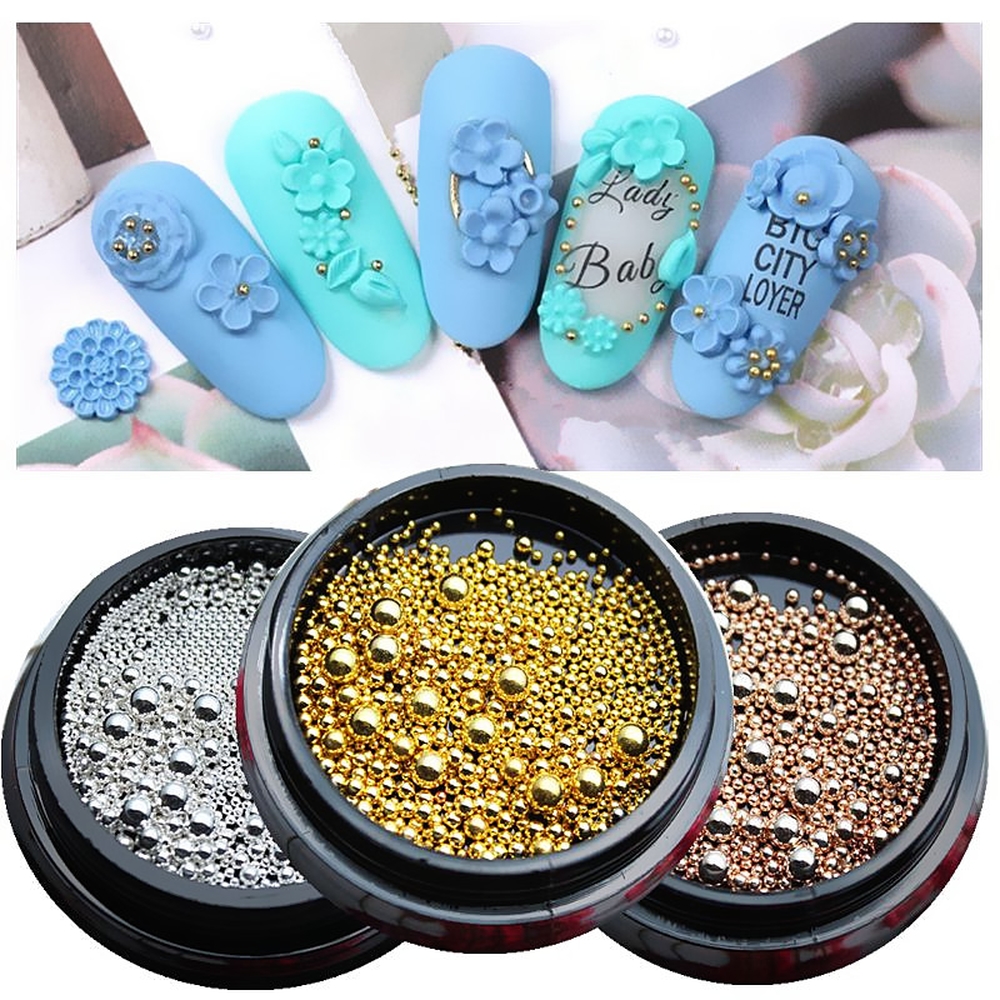 Hạt Bi Trang Trí Nail Hỗn Hợp