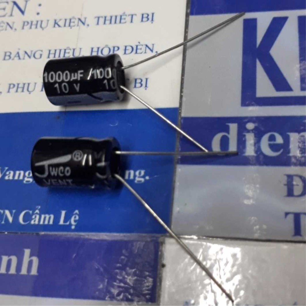 20 con tụ hóa, tụ phân cực 1000uf 10v kde1815