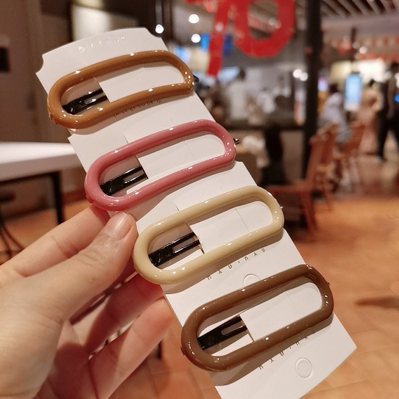 [HÀNG CÓ SẴN] Kẹp Tóc Bấm Phong Cách Hàn Quốc Đơn Giản Kẹp Tóc Bấm Candy Clip