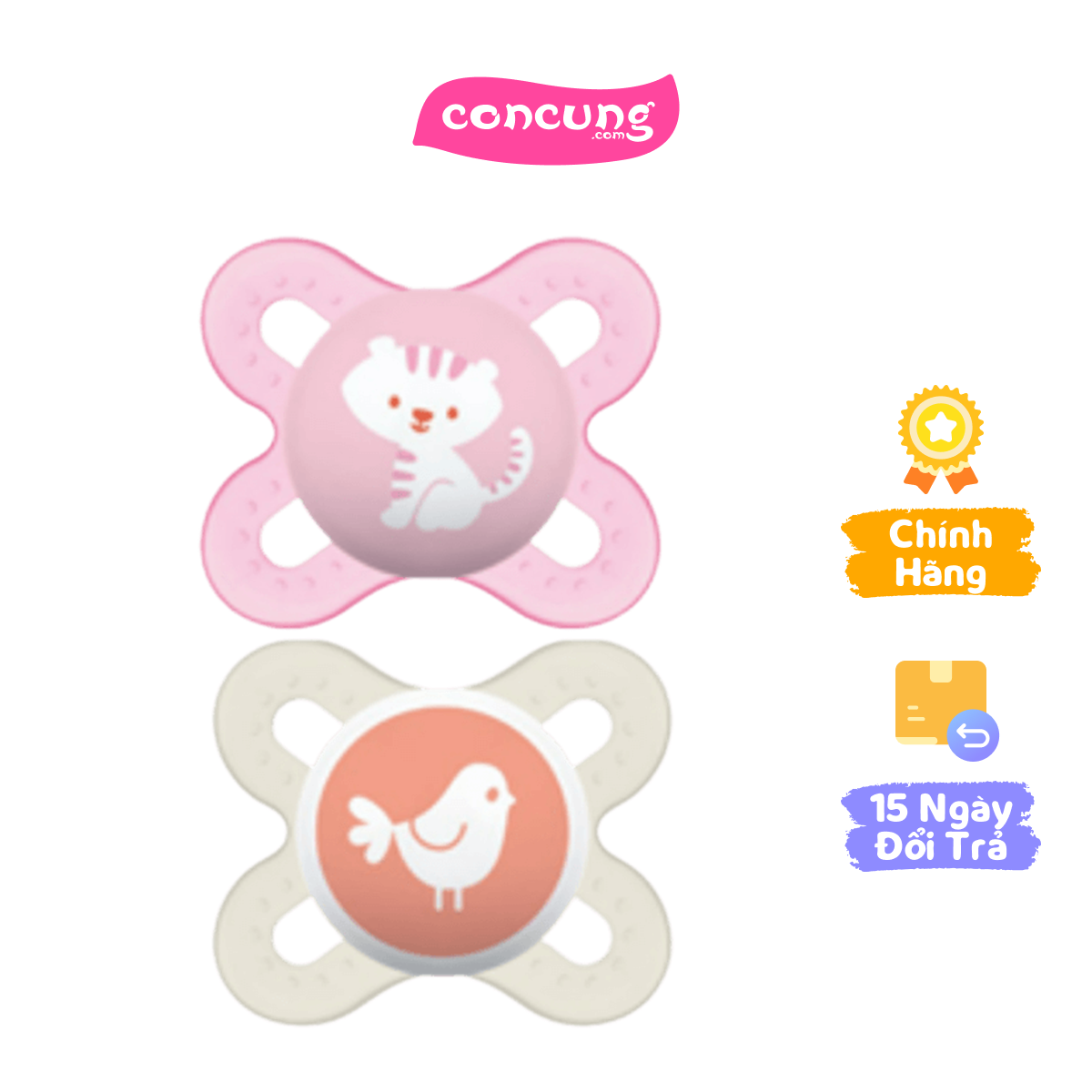 Ty ngậm Mam start 0-2m (girls) (2 cái/set)