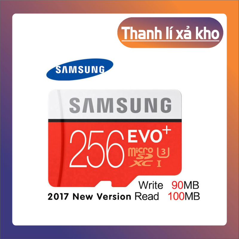 [New 2021] Thẻ nhớ MicroSDXC Samsung Evo Plus 256GB U3 4K R100MB/s W90MB/s - Box Anh Thẻ nhớ cho camera wifi, camera hành trình, điện thoại, máy chơi game, chất lượng hình ảnh 4k - Hàng Chính Hãng