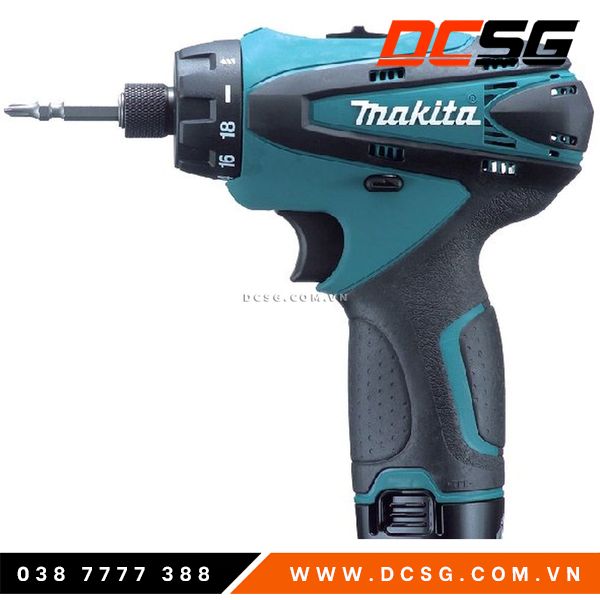 Máy khoan, vặn vít 10/21mm dùng pin 10.8v makita df030dz
