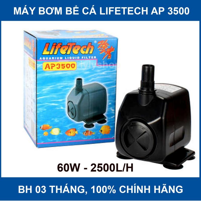 Máy Bơm Nước Hồ Cá LifeTech AP3500 28W Cho Bể 2.5 - 4m, BH 3 tháng, 1 đổi 1 trong 7 ngày đầu - Máy Bơm Nước Bể Cá Cao Cấp.