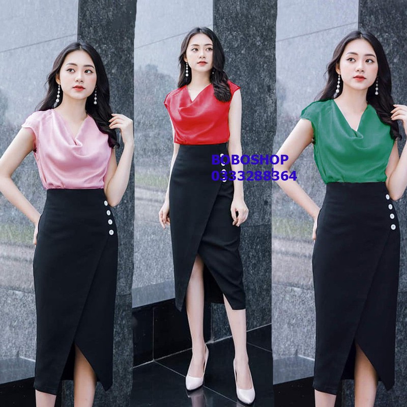 [HCM]ÁO CỔ ĐỔ SIÊU HOT NANA
