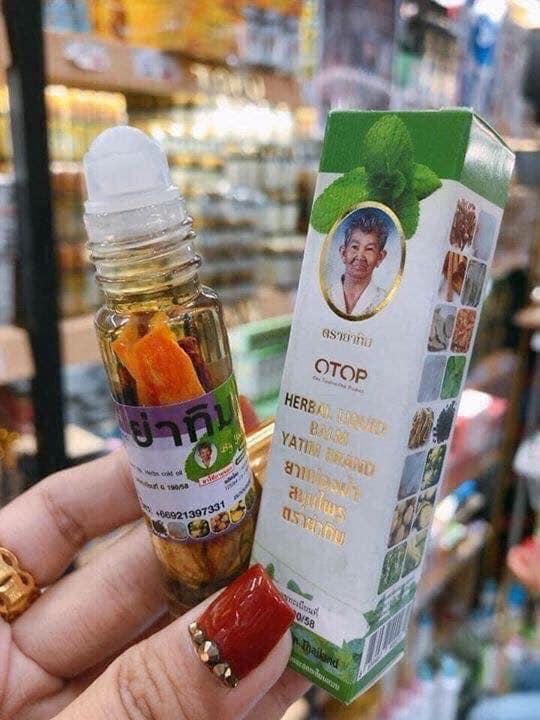 [HCM]Dầu 16 vị thảo mộc Herbal Liquid Balm Yatim Band OTOP