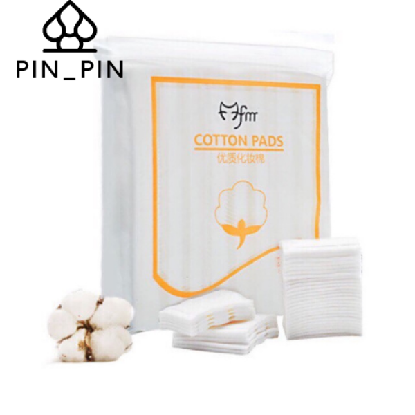 Bông tẩy trang 3 lớp cotton 222 miếng smart chất liệu cực mịn không gây kích ứng cho da nhạy cảm nhập khẩu