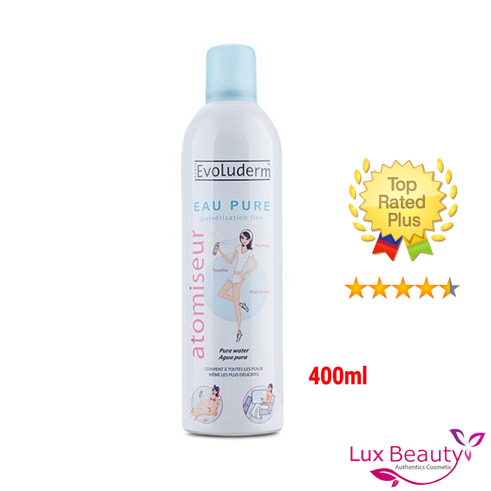 Xịt khoáng dưỡng ẩm Evoluderm size 400ml