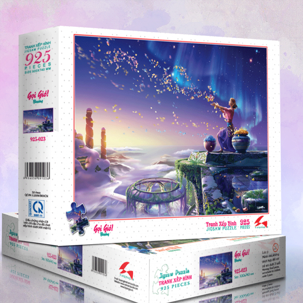 Tranh xếp hình 925 mảnh - gọi gió