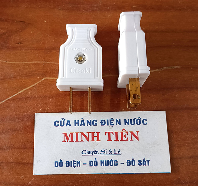 Phích cắm tròn VINA, phích cắm dẹp VINA (KASAKI), NANOCO