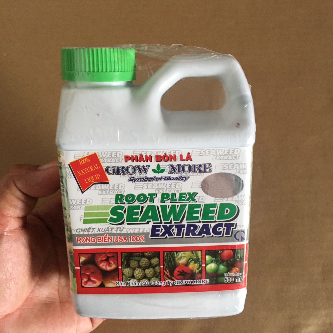 Phân Bón Hữu Cơ Growmore SEAWEED EXTRACT Can 1 Lít Chiết Xuất Rong Biển