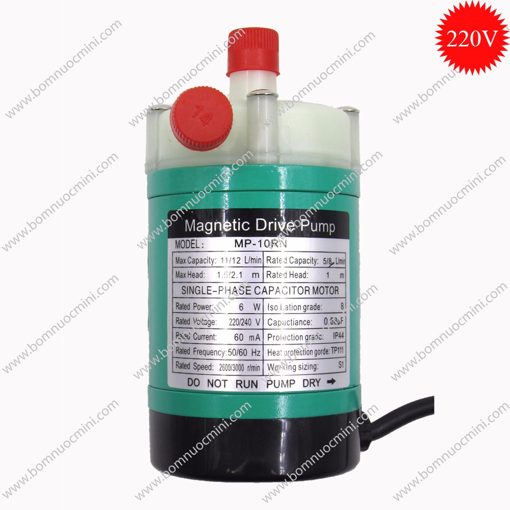 Máy Bơm Hóa Chất 220V MP-10RN (11L/P) Kiểu Dáng IWAKI