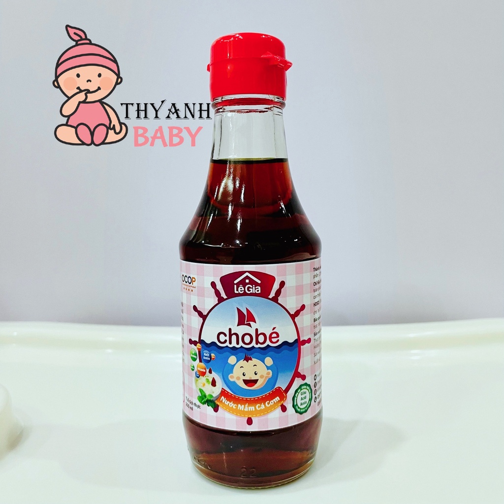 Nước Mắm Cá Cơm Lê Gia Cho Bé Ăn Dặm