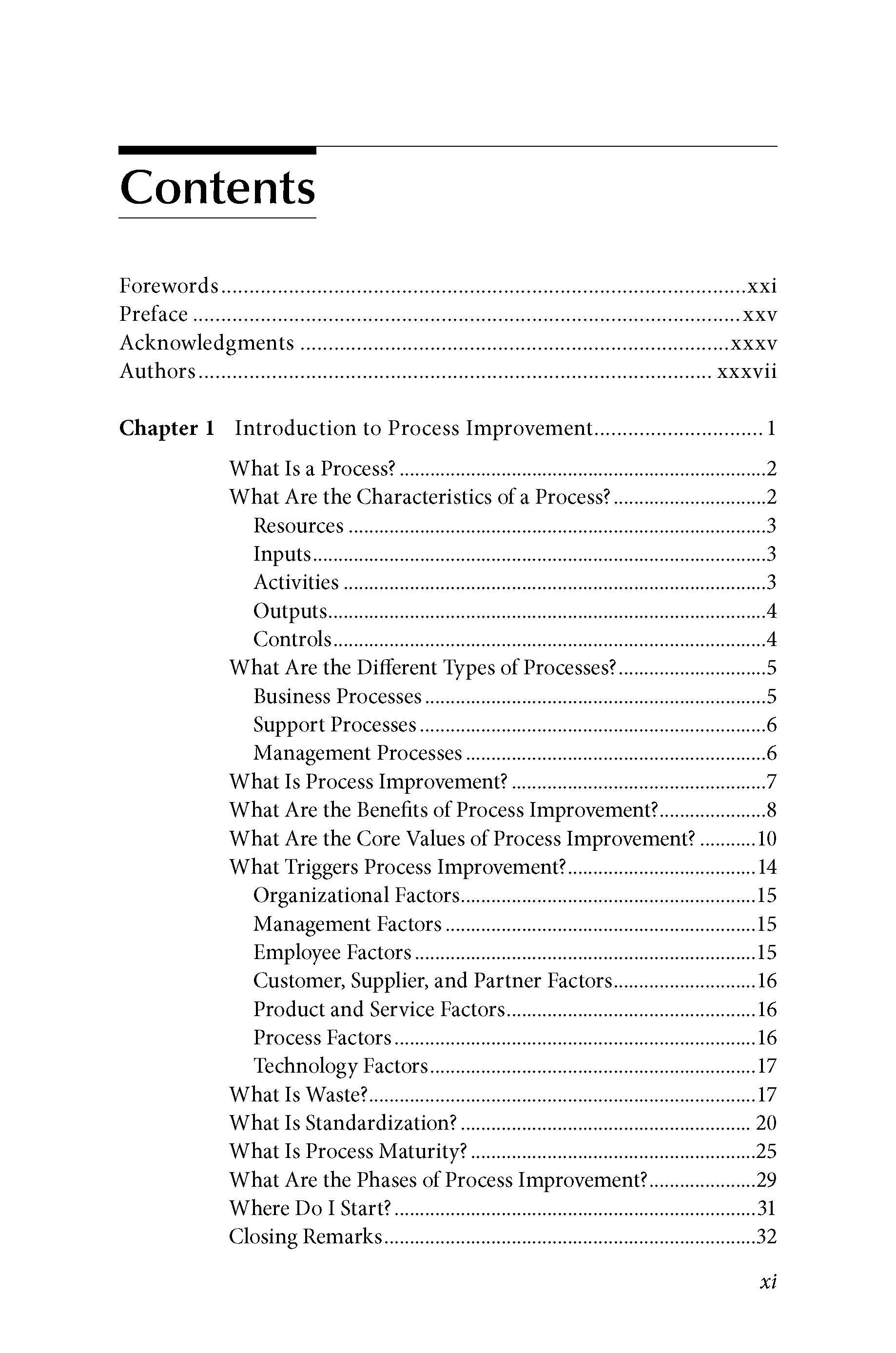 The Basics of Process Improvement