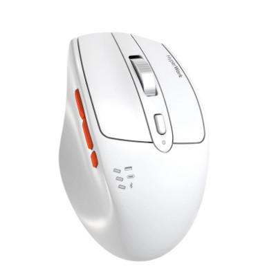 Chuột không dây CTH HyperWork Silentium MS01-kết nối bluetooth/2.4G -Hàng Chính Hãng