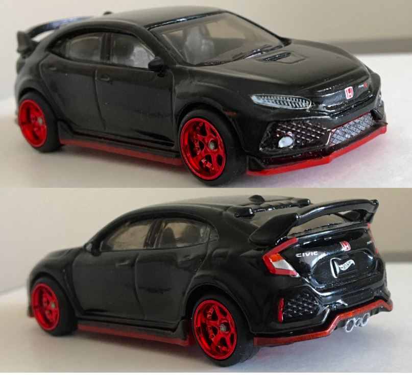 Hotwheels-2018 Honda Civic Type R