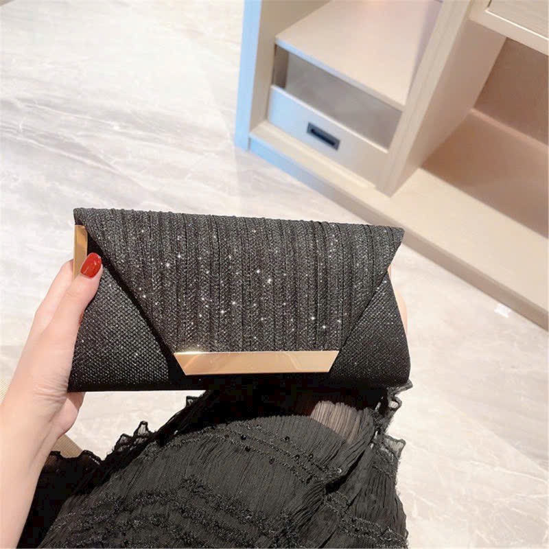 Clutch nữ dự tiệc kim tuyến bling bling