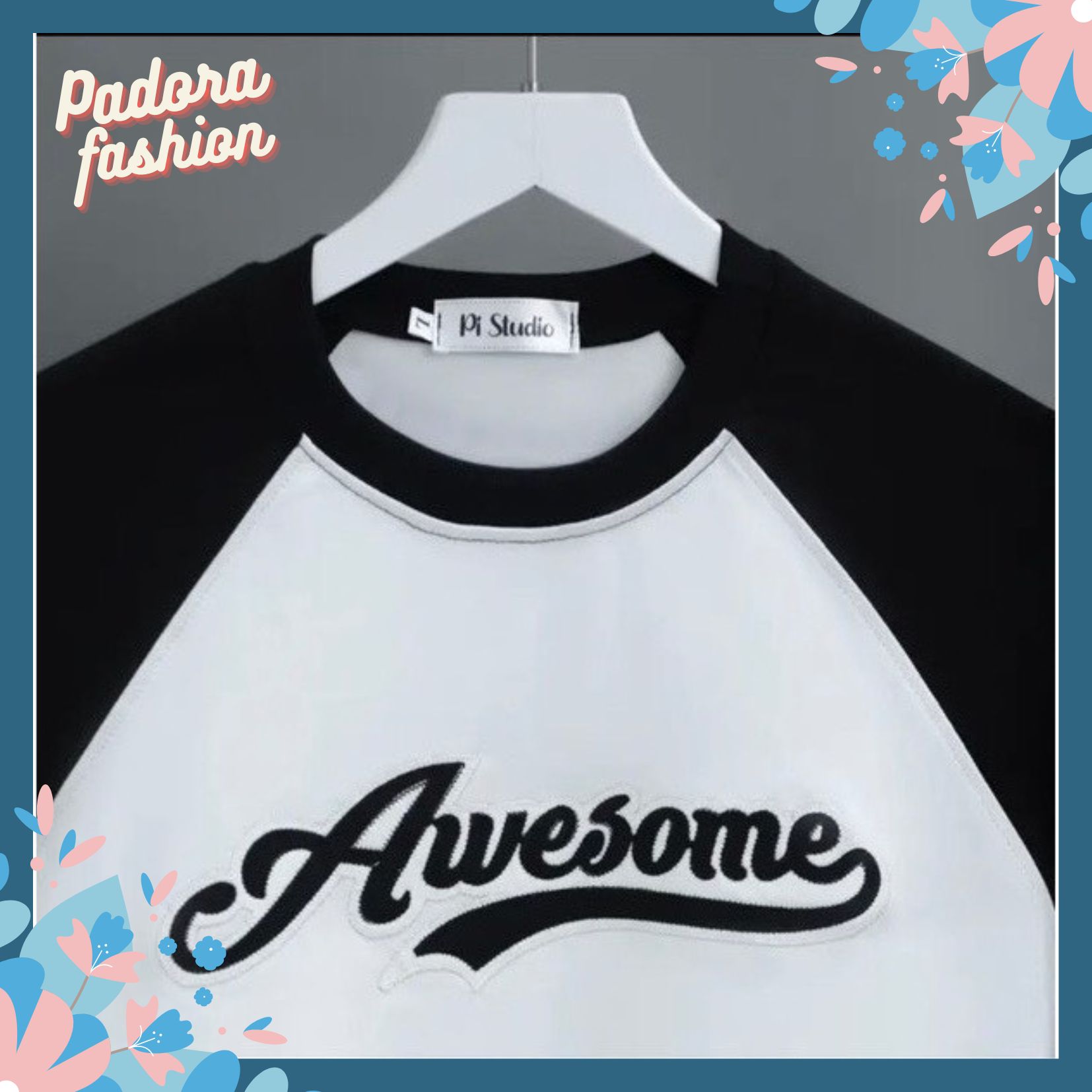 Áo thun nữ cổ tròn áo babytee Awesome Padora-A410