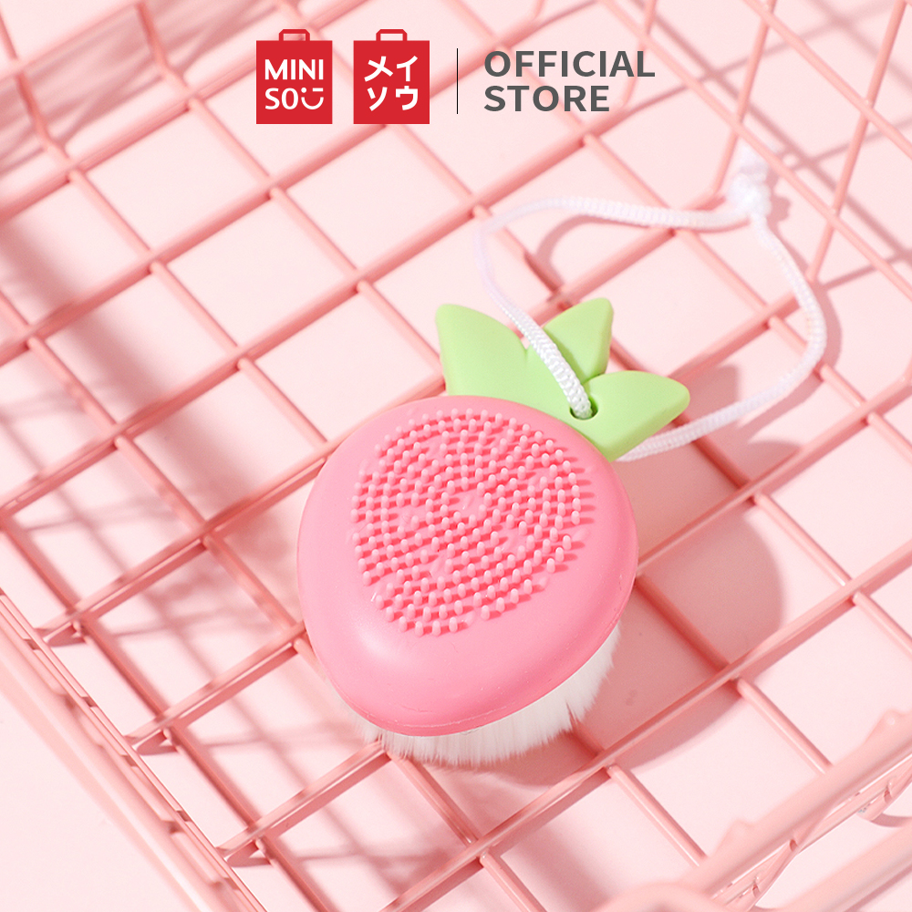 Cọ rửa mặt Fruit Series Miniso Facial Cleansing Brus (Strawberry)
