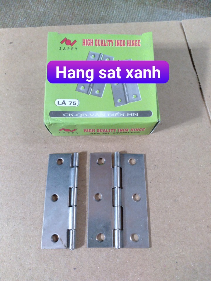 Bản Lề Lá inox 75 hộp 20 chiếc