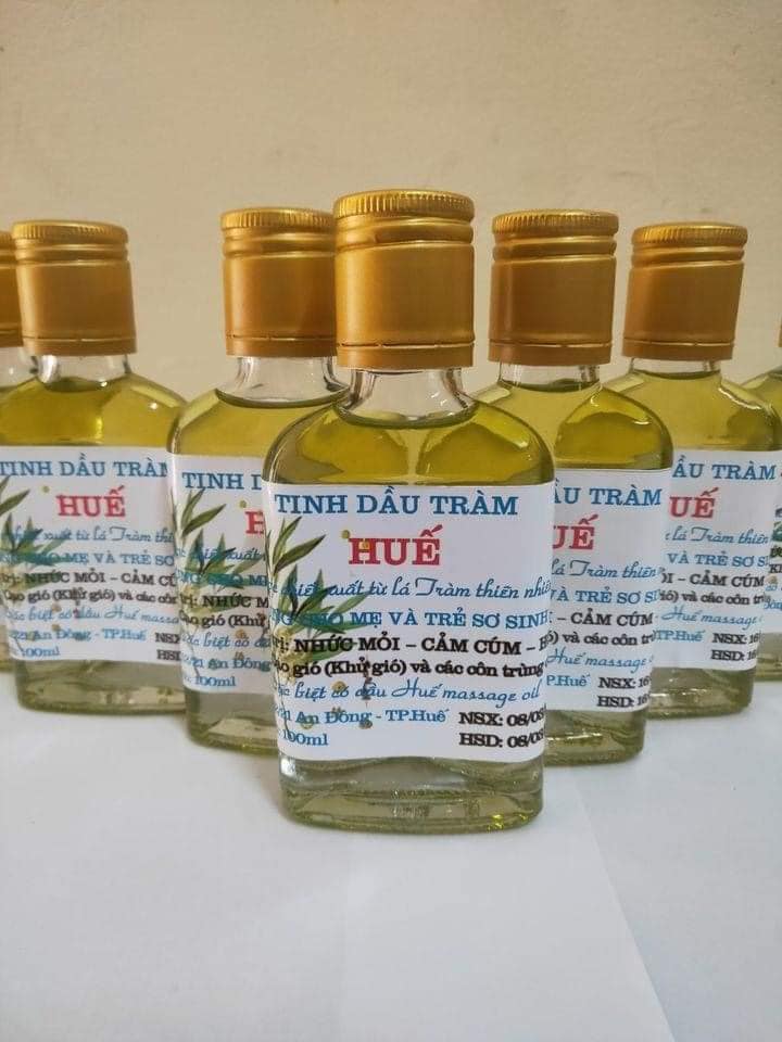 TINH DẦU TRÀM HUẾ NGUYÊN CHẤT 100%