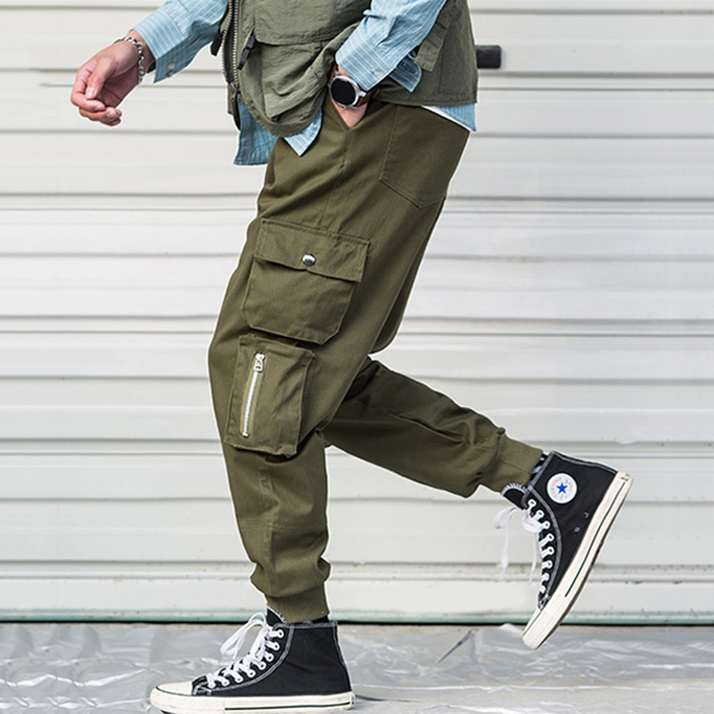 Quần Jogger Thun Nam Túi Hộp Bo Gấu Phối Túi Khóa Kéo Trẻ Trung Năng Động Thời Trang FORYOU JOGGER NAM 9000027C8