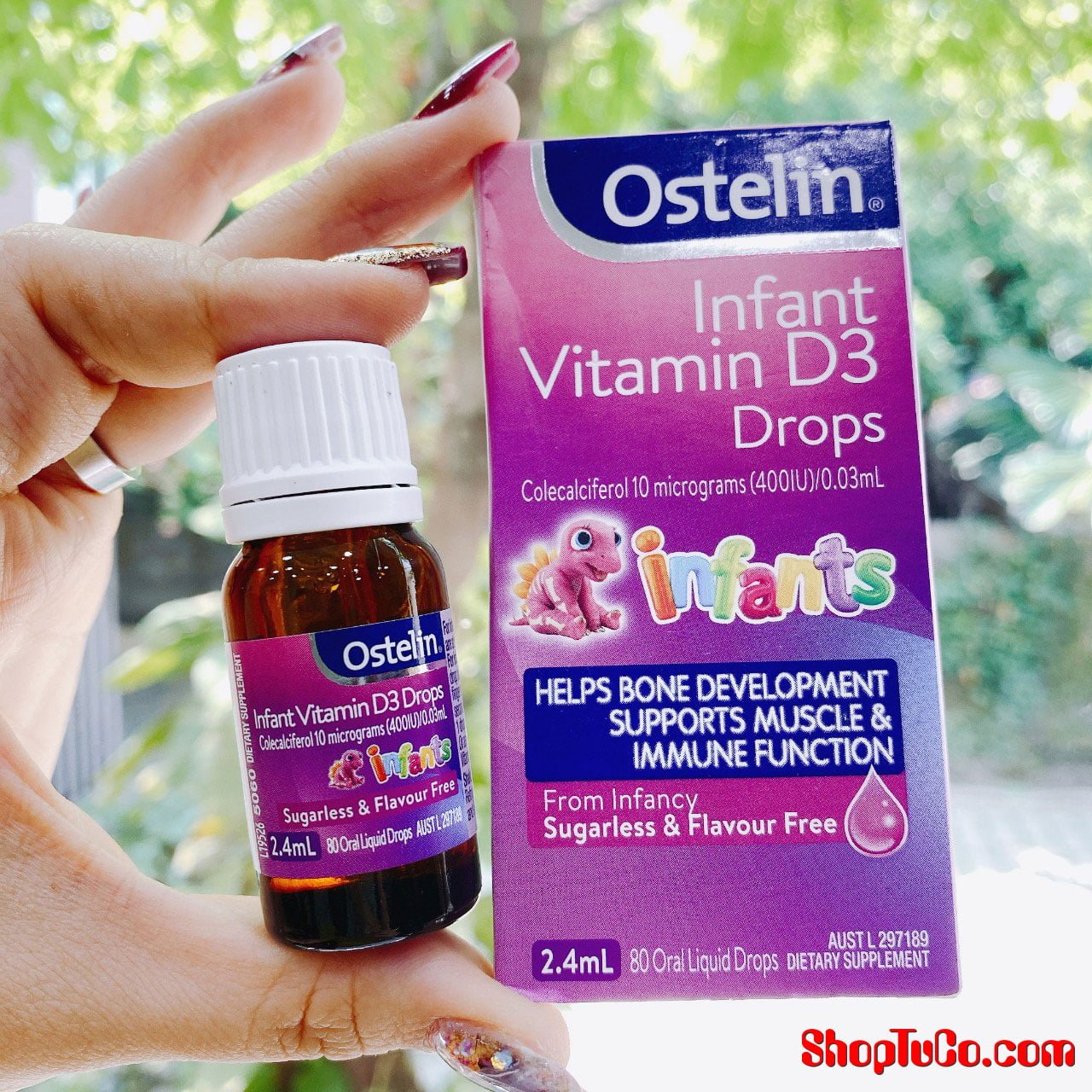 Vitamin D3 Ostelin Liquid 20ml - Vitamin D dạng nước cho bé