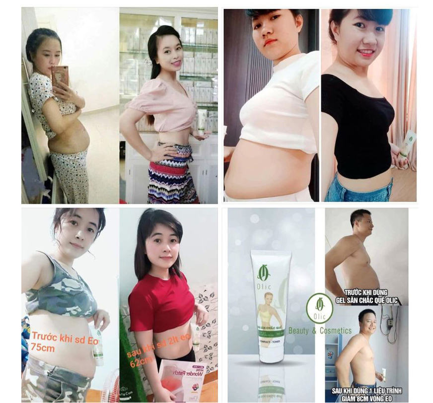 Kem tan mỡ bụng quế olic - giảm mỡ hiệu quả