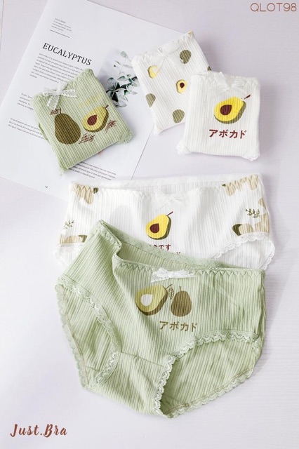 Quần Lót Nữ Quả Bơ Siêu Cute ( Chọn Màu )
