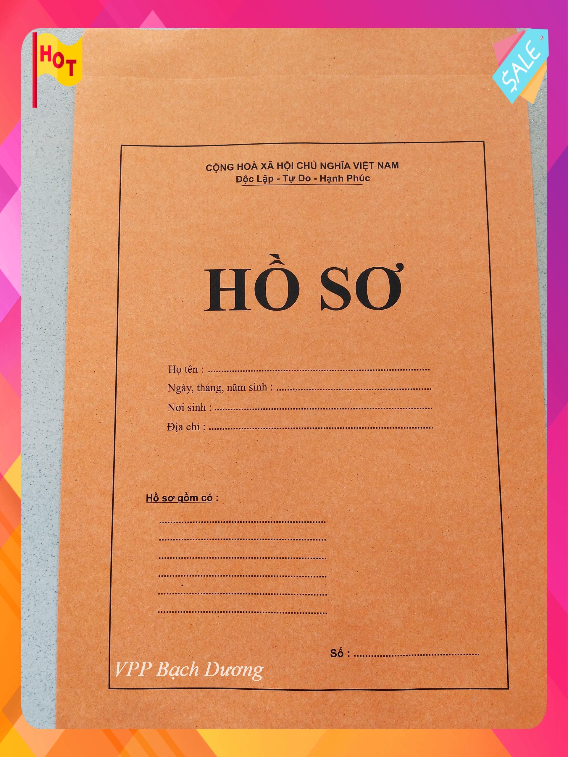 Bao Hồ Sơ A4 Vàng- 100 cái/xấp