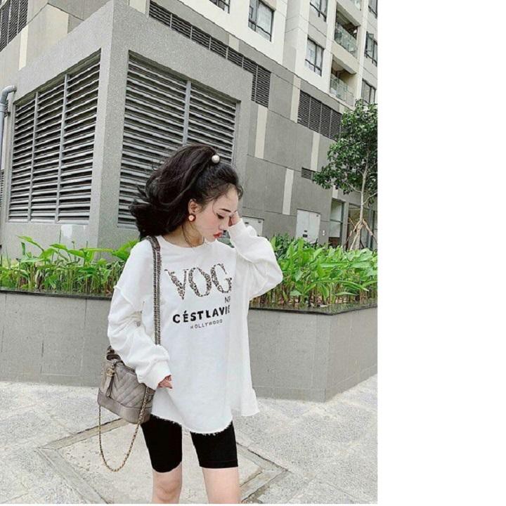 Quần legging dáng đùi thái form ôm co giãn nâng mông